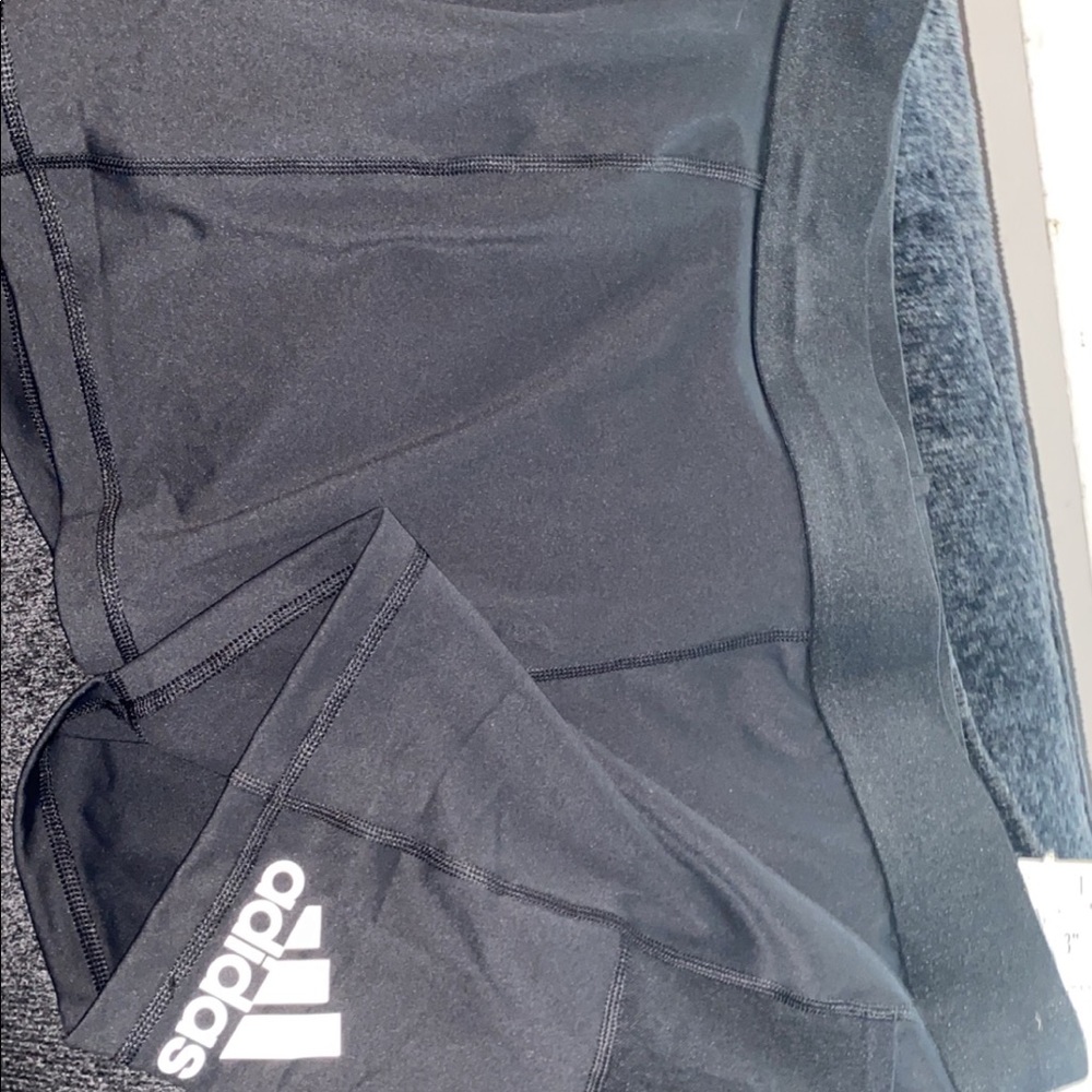 Black adidas shorts